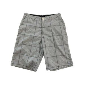 O'Neil‎ Surf Board Gray Plaid Mens Size 30 Shorts 11" Inseam